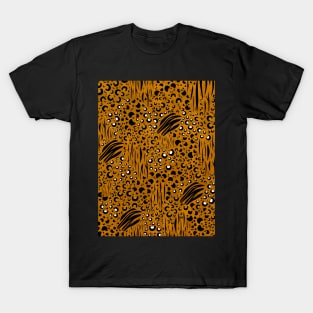 AFRICAN Safari Collage Brown T-Shirt